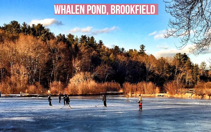 Whalen Pond Ice Skating Brookfield CT