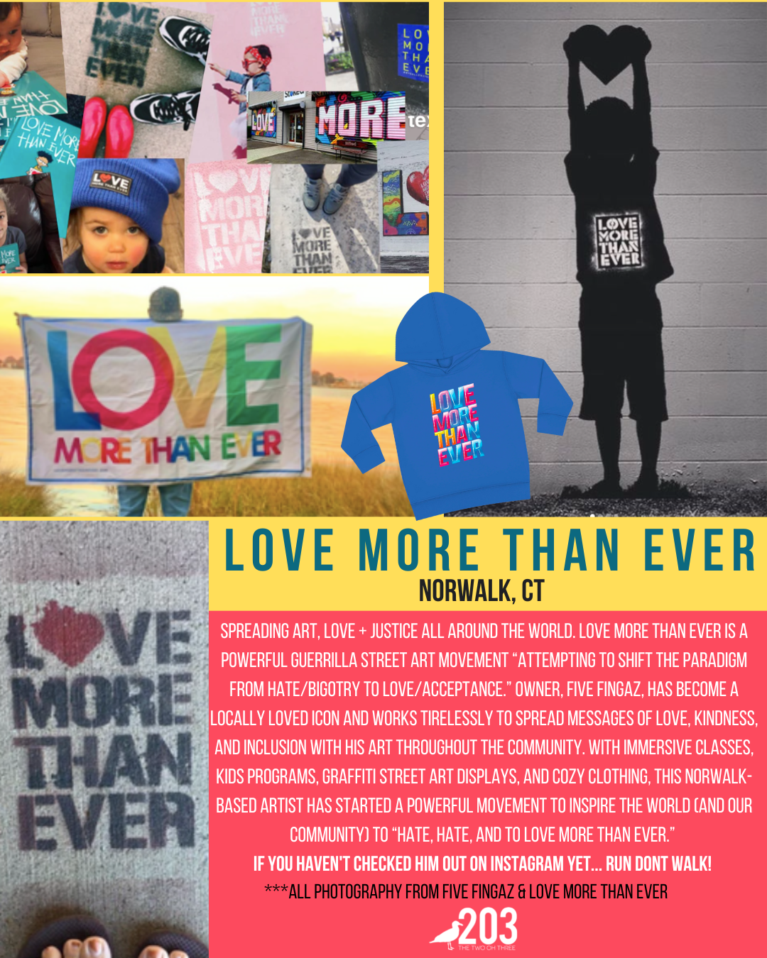 Love more than ever 5Iive Fingaz Black Owned Business CT