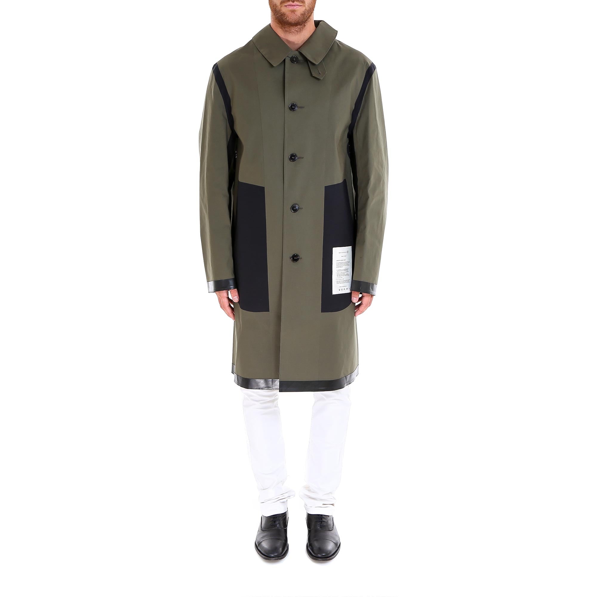 MACKINTOSH MACKINTOSH BUTTON FRONT RAINCOAT