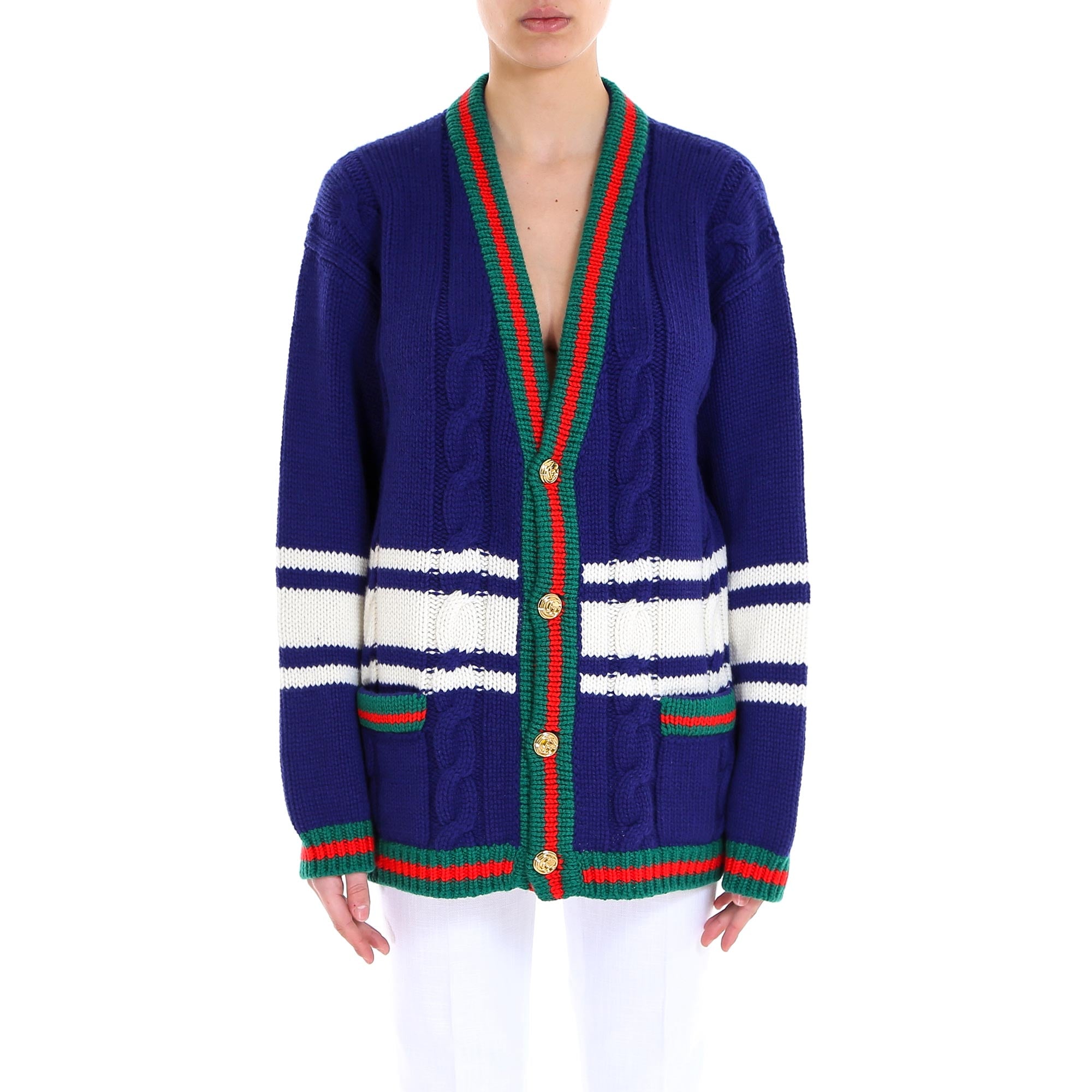 GUCCI GUCCI LA SOCIETÉTÉ ANGELIQUE OVERSIZED CARDIGAN