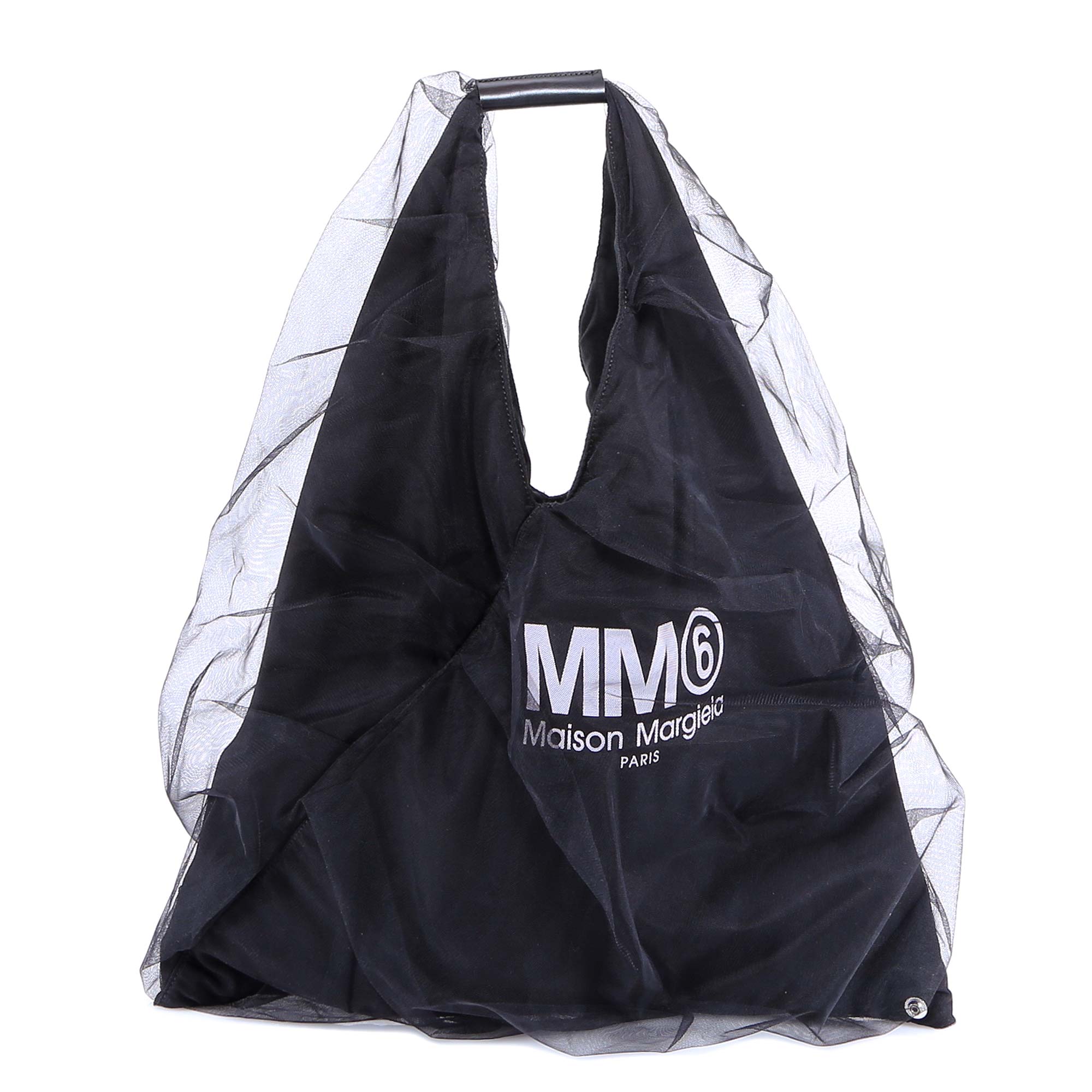 MM6 MAISON MARGIELA MM6 MAISON MARGIELA LOGO TULLE SHOULDER BAG