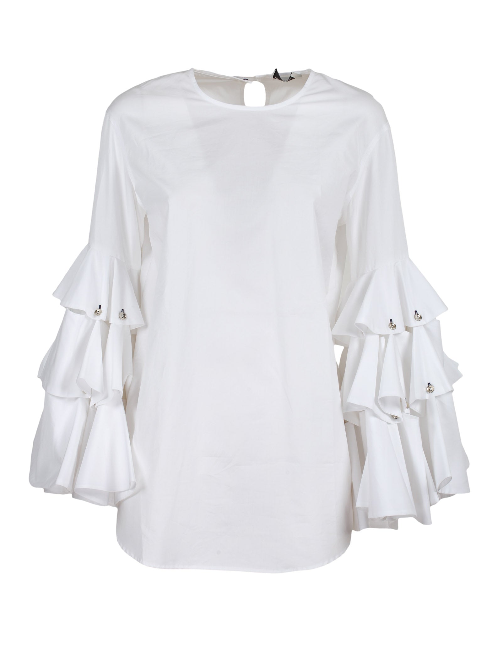 MONOGRAPHIE MONOGRAPHIE LAYERED RUFFLE SLEEVE TOP