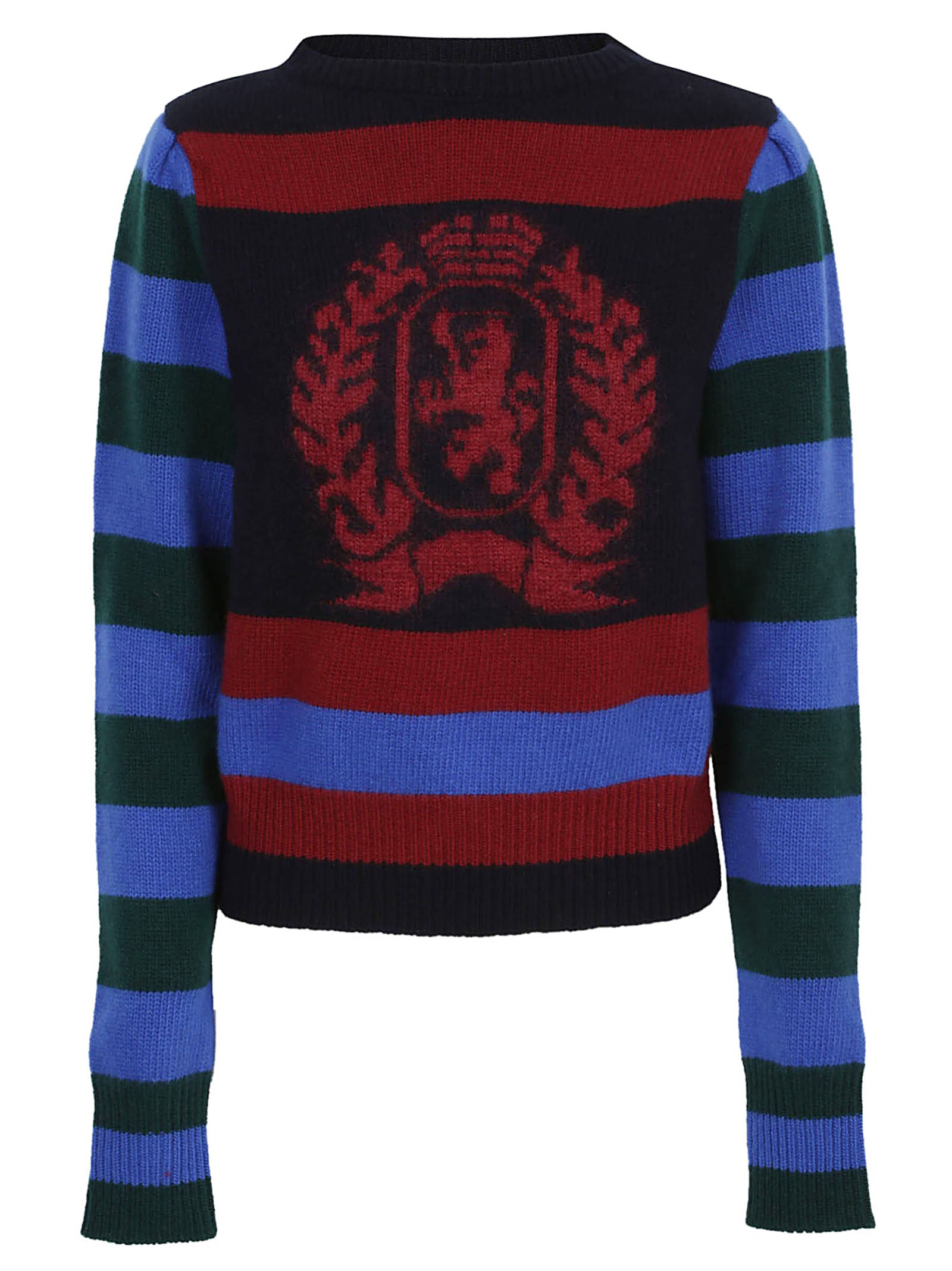 TOMMY HILFIGER TOMMY HILFIGER INTARSIA LOGO KNITWEAR