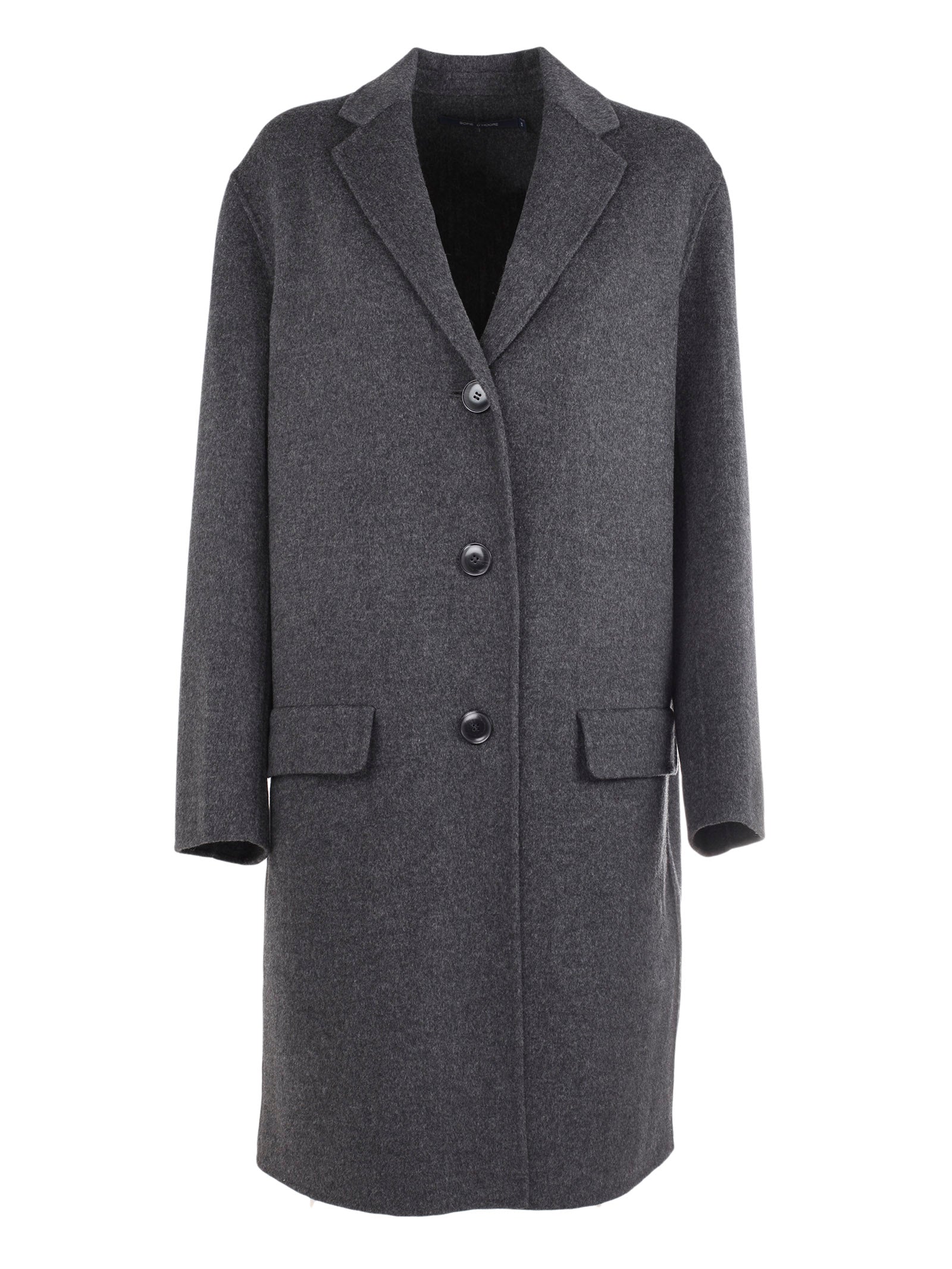 SOFIE D'HOORE SOFIE D`HOORE STRAIGHT FIT BUTTON UP COAT