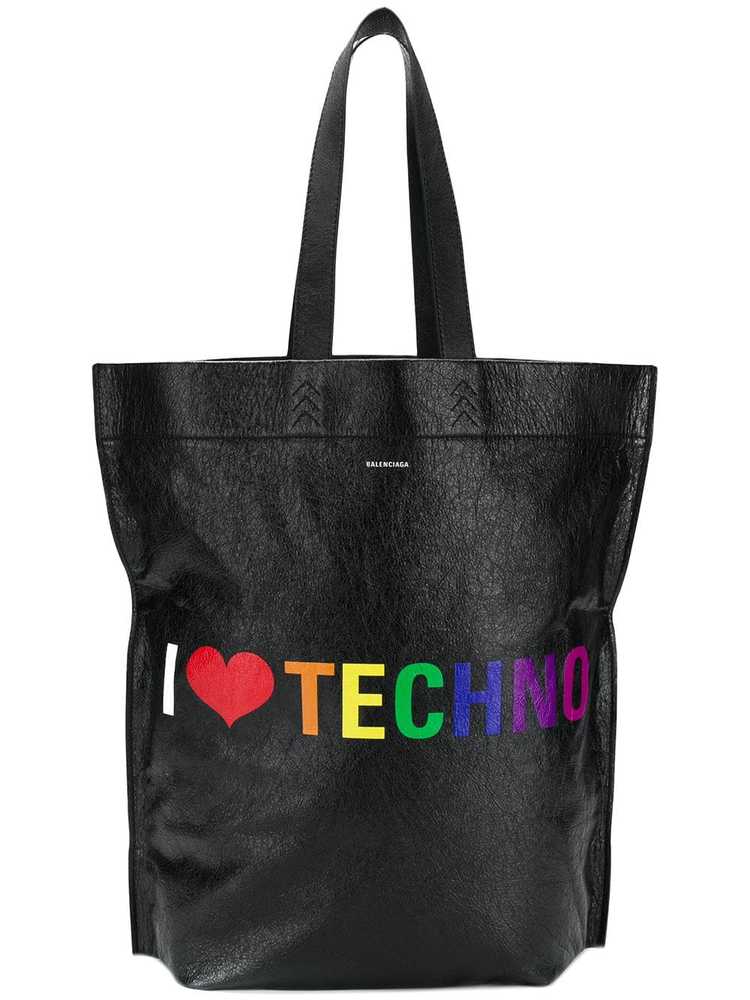 balenciaga i love techno bag