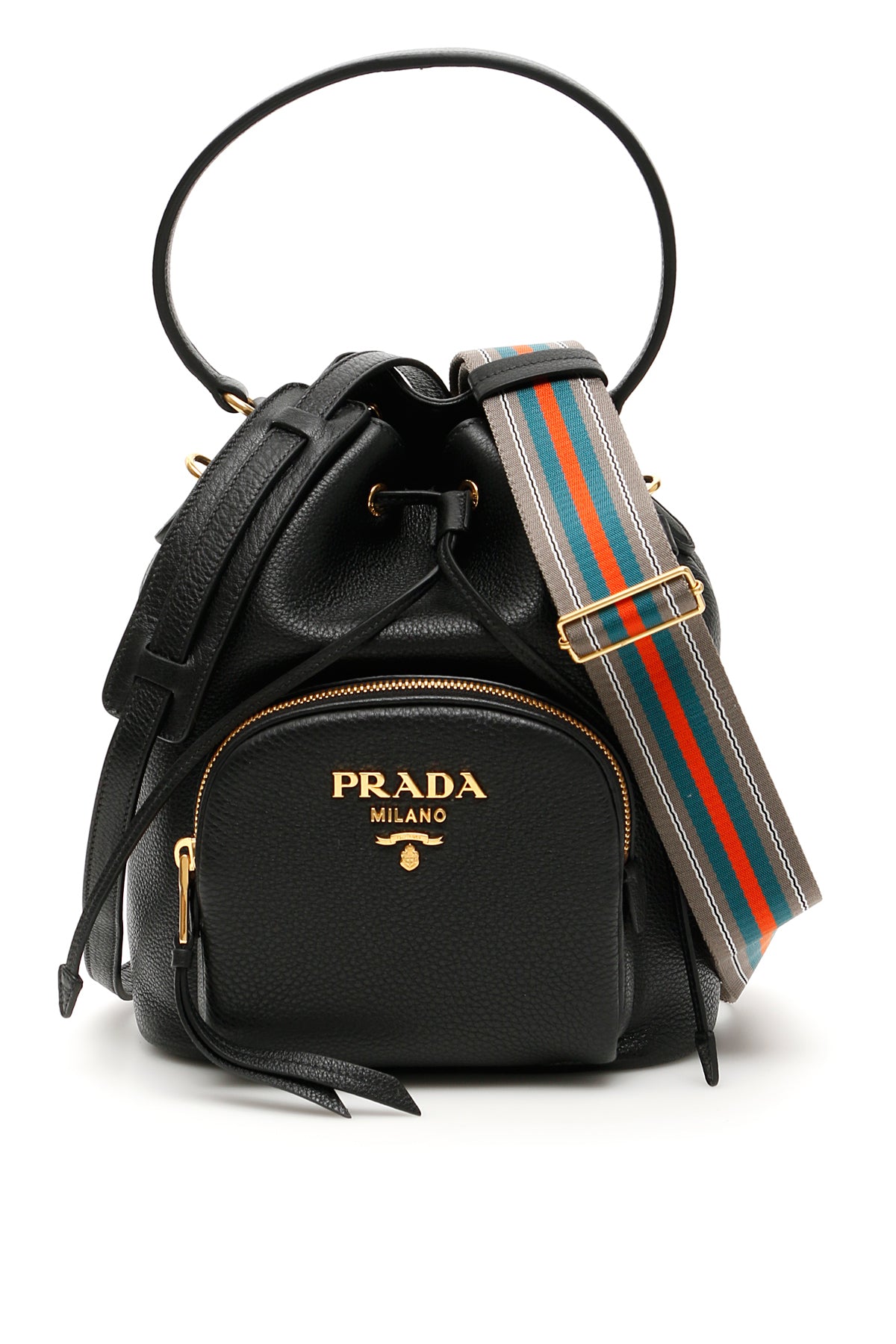 prada drawstring bucket bag