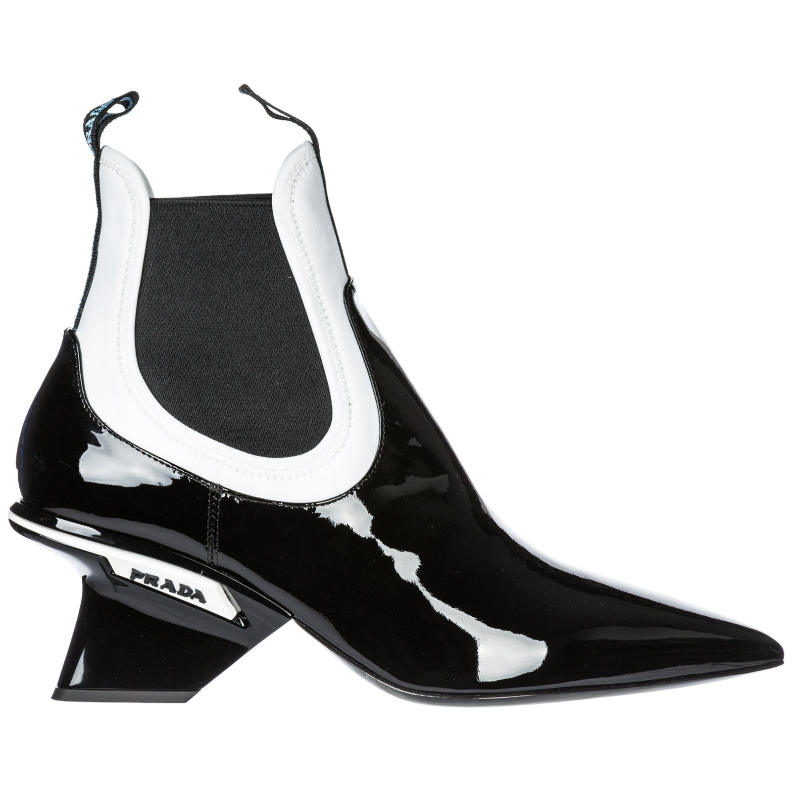 PRADA PRADA BLOCK HEEL ANKLE BOOTS