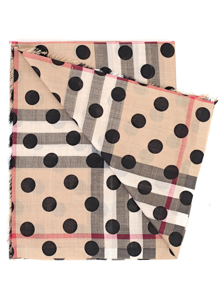 burberry polka dot scarf