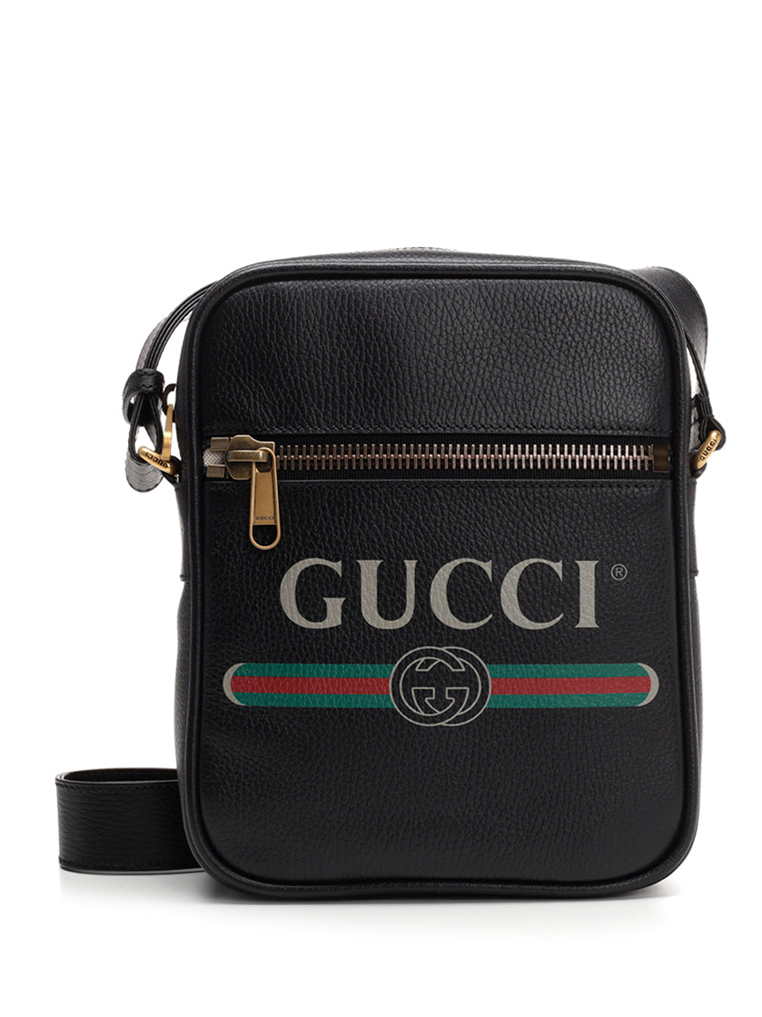 GUCCI GUCCI LOGO FLIGHT SHOULDER BAG