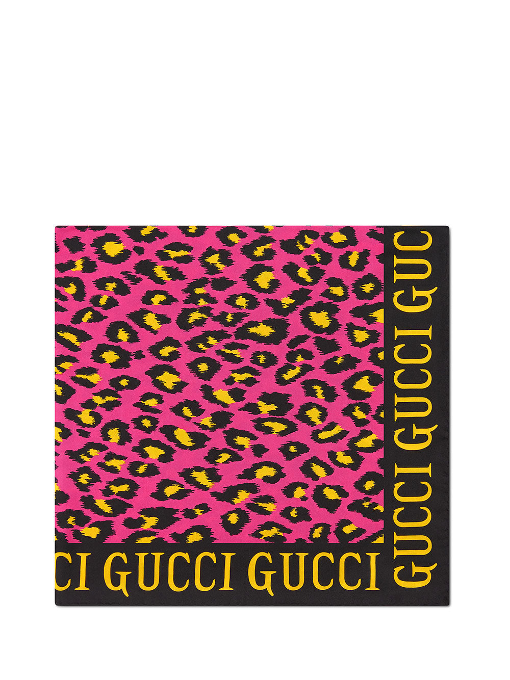 GUCCI GUCCI LEOPARD PRINT SCARF