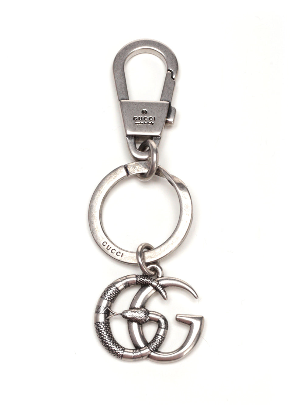 GUCCI GUCCI GG SNAKE DETAIL KEYCHAIN