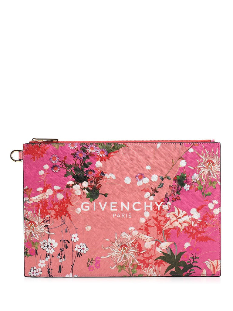 GIVENCHY Givenchy Floral Print Pouch