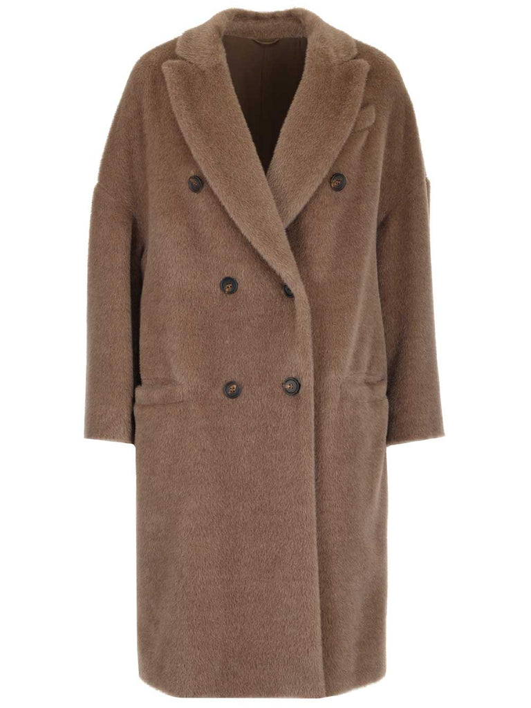 BRUNELLO CUCINELLI BRUNELLO CUCINELLI DOUBLE BREASTED COAT