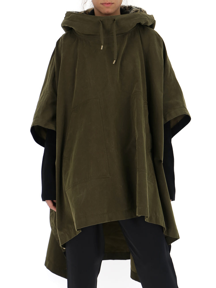 PHILOSOPHY DI LORENZO SERAFINI PHILOSOPHY DI LORENZO SERAFINI HOODED PONCHO