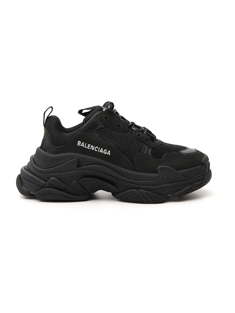 Balenciaga black Triple S clear sole sneakers HK$8 800