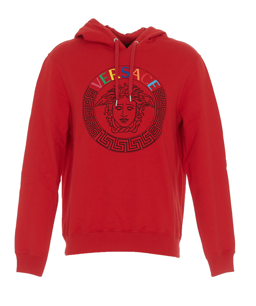 VERSACE VERSACE MEDUSA LOGO HOODIE