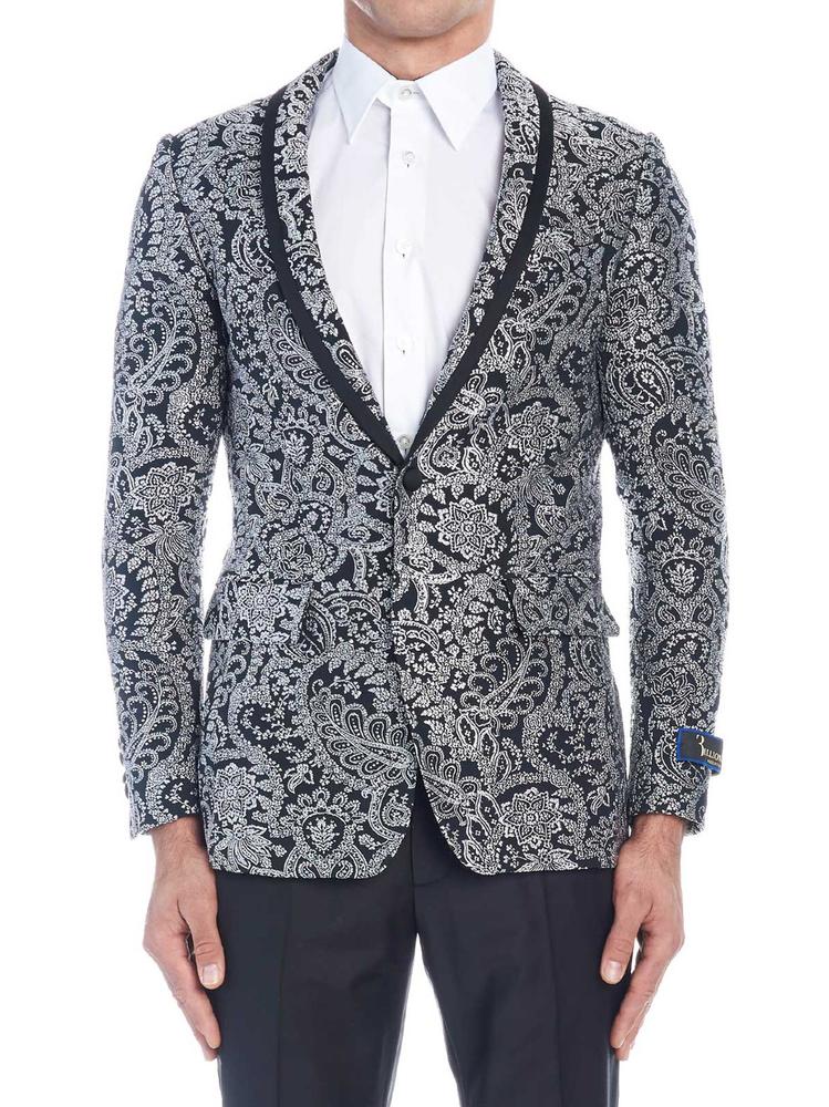 BILLIONAIRE BILLIONAIRE FLORAL JACQUARD JACKET