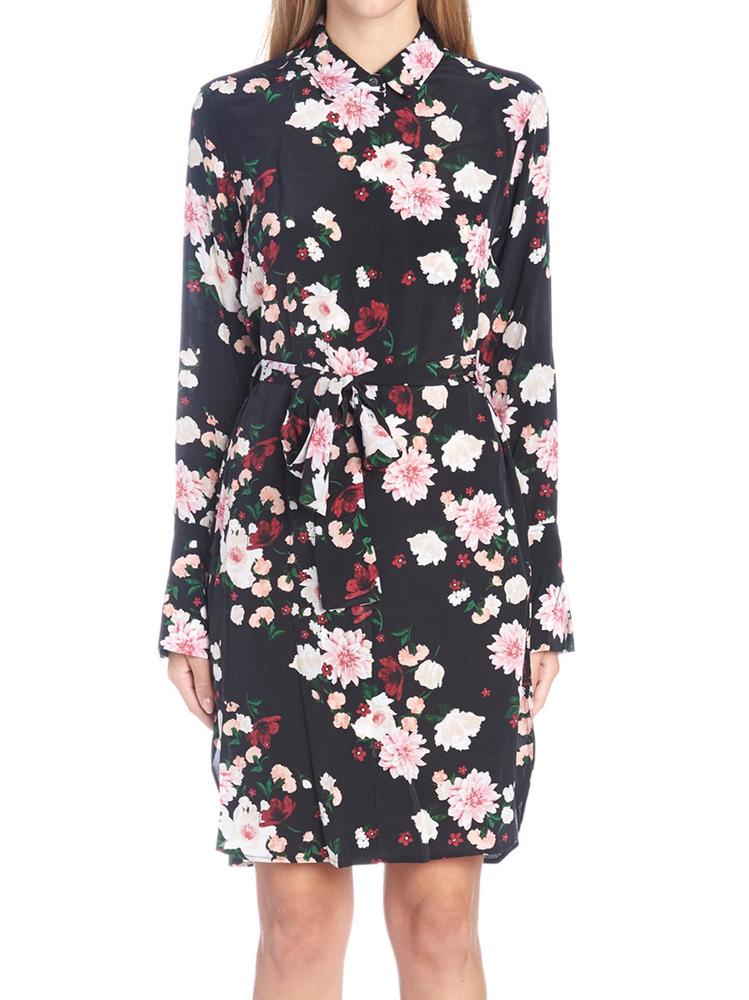 EQUIPMENT EQUIPMENT CLEA FLORAL DRESS