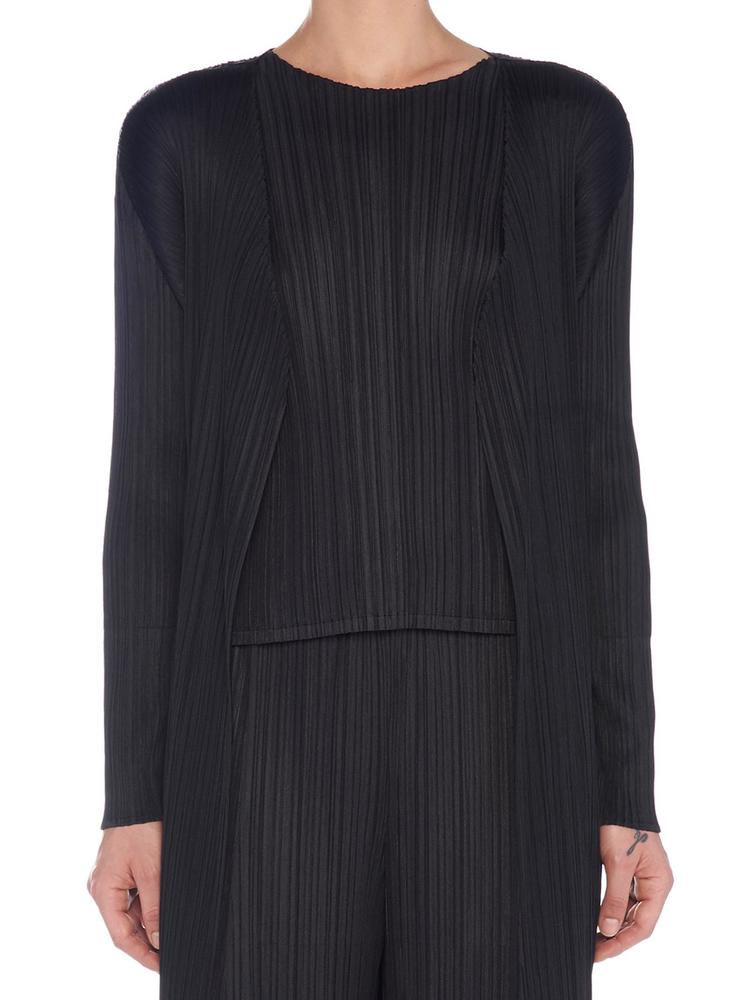 ISSEY MIYAKE PLEATS PLEASE BY ISSEY MIYAKE LONG LINE CARDIGAN