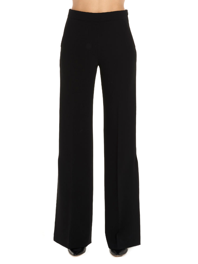 Max Mara Agostin Pants Smoking W/side Band In Black | ModeSens