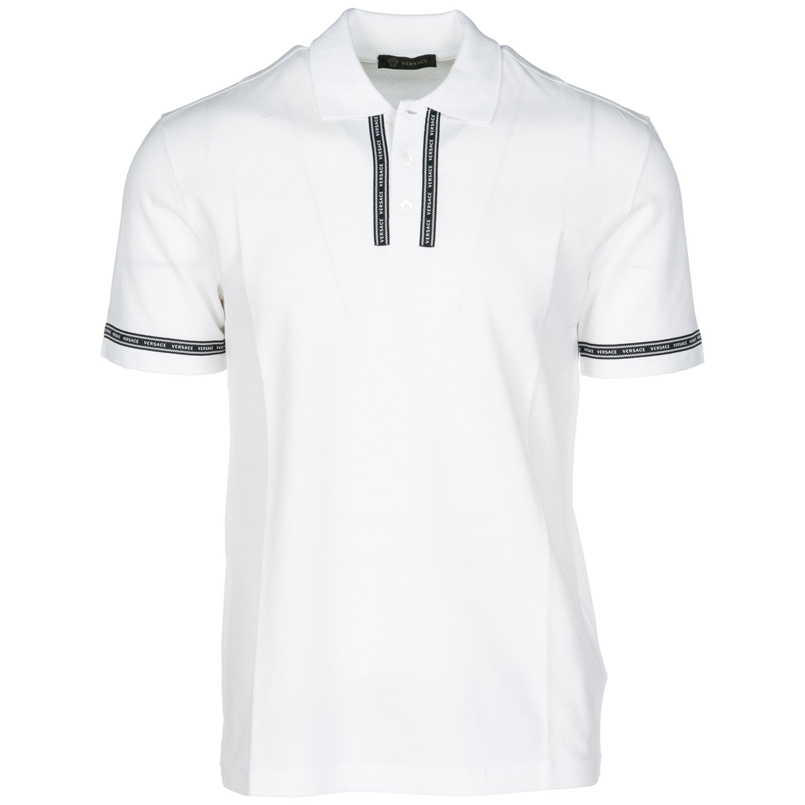 VERSACE VERSACE LOGO DETAIL POLO SHIRT