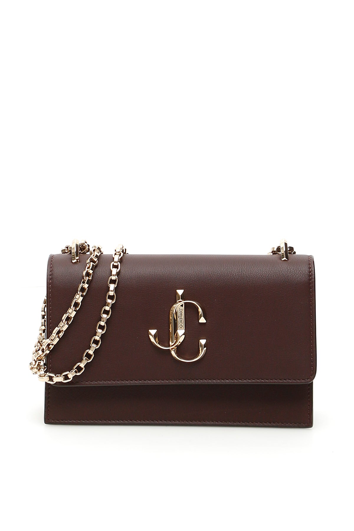 JIMMY CHOO JIMMY CHOO BOHEMIA LOGO CHAIN SHOULDER BAG