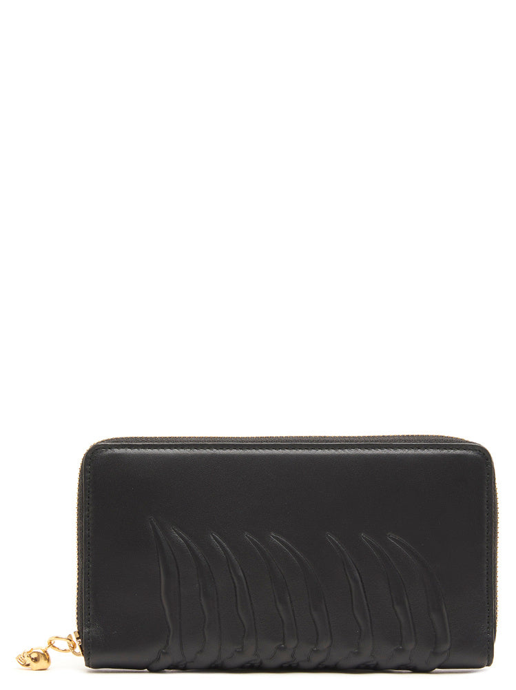 alexander mcqueen rib cage wallet