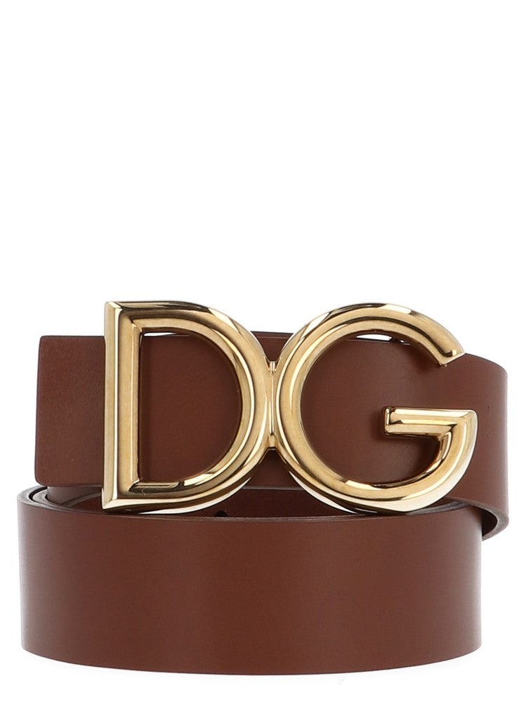 DOLCE & GABBANA DOLCE & GABBANA LOGO BUCKLE BELT