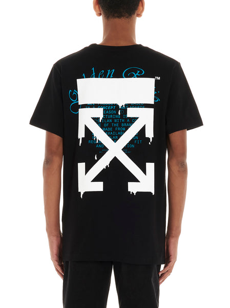 Off-White Dripping Arrows Printed T-Shirt Black – Cettire