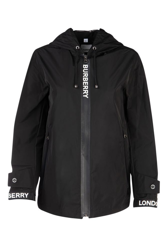 BURBERRY BURBERRY EVERTON LOGO HOODED JACKET