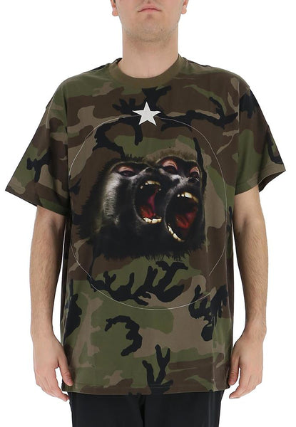 givenchy camo monkey t shirt