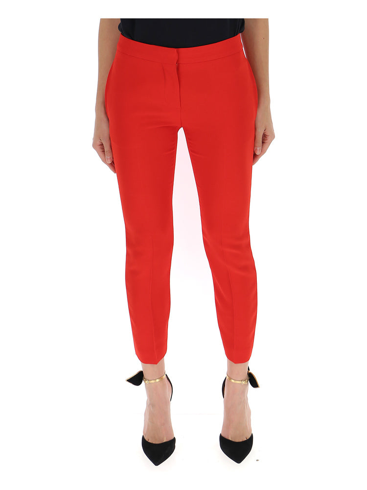 ALEXANDER MCQUEEN ALEXANDER MCQUEEN SKINNY CROPPED PANTS