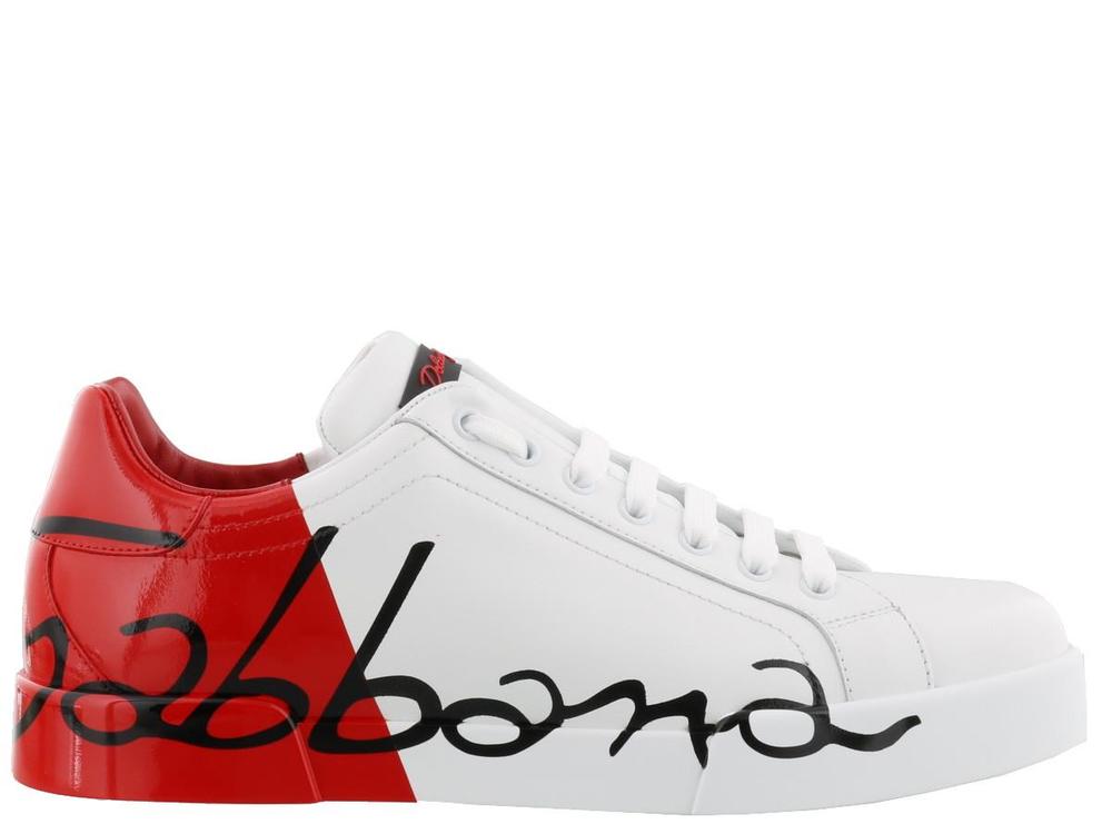 DOLCE & GABBANA DOLCE & GABBANA TWO TONE PORTOFINO SNEAKERS