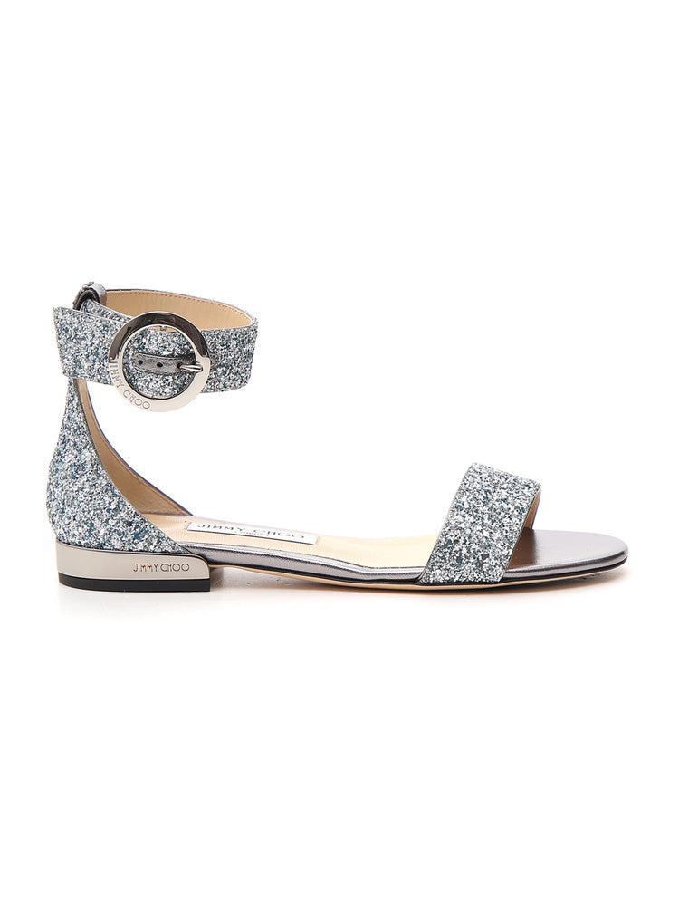 JIMMY CHOO JIMMY CHOO JAMIE FLAT SANDALS