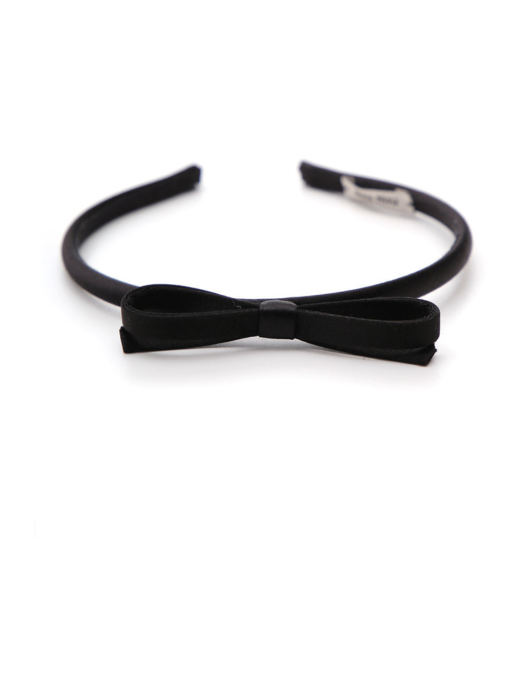 MIU MIU MIU MIU BOW HEADBAND