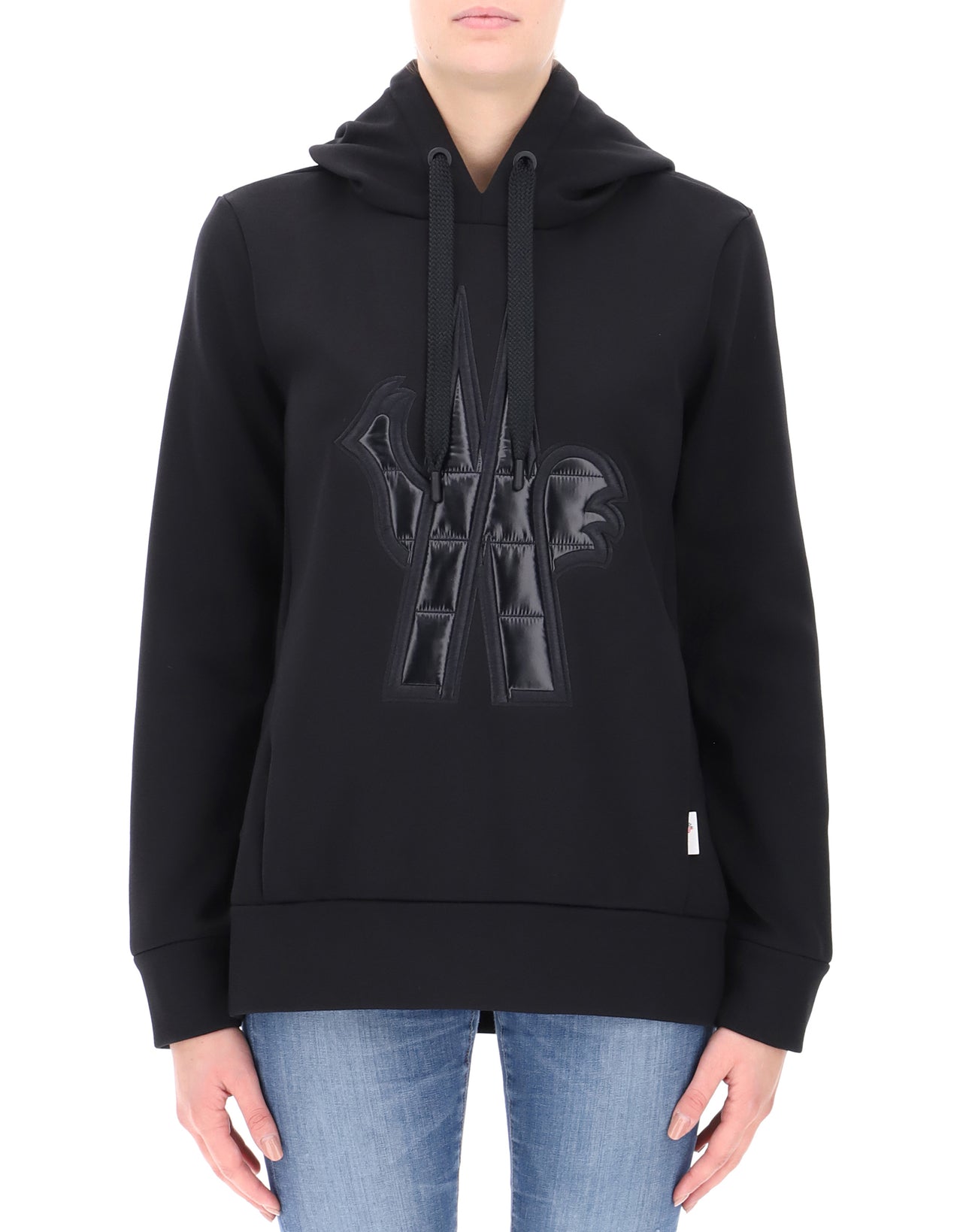 MONCLER MONCLER GRENOBLE LOGO HOODED SWEATER