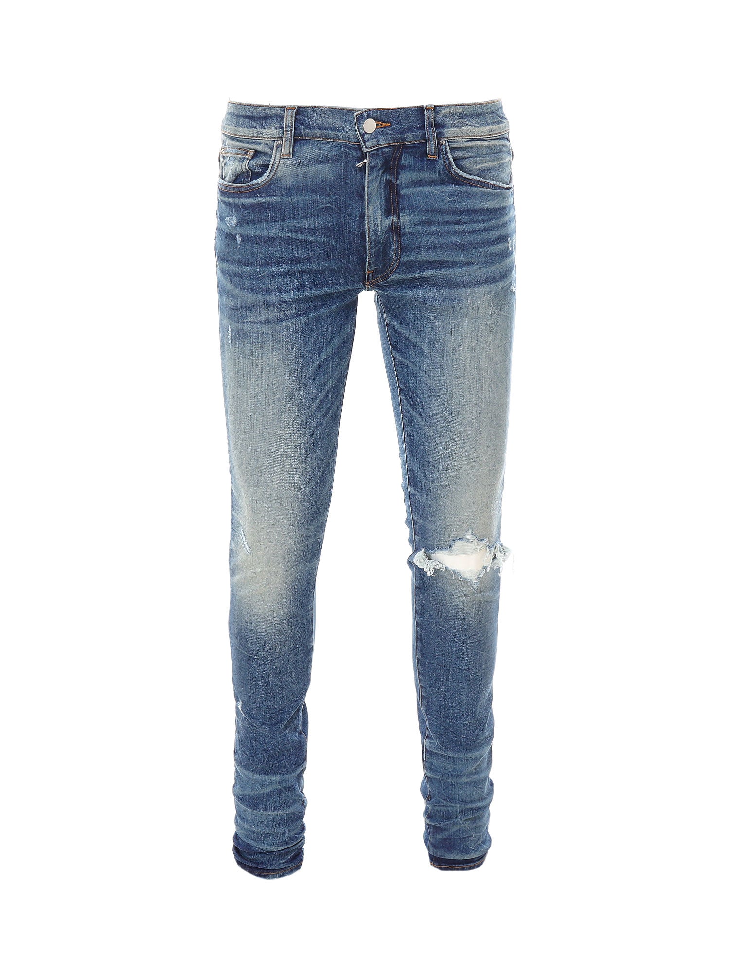 AMIRI AMIRI DISTRESSED SKINNY JEANS