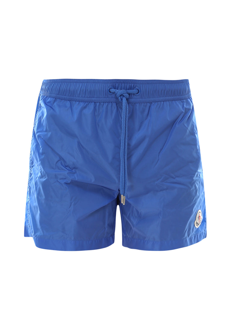 MONCLER MONCLER LOGO PATCH SWIM SHORTS