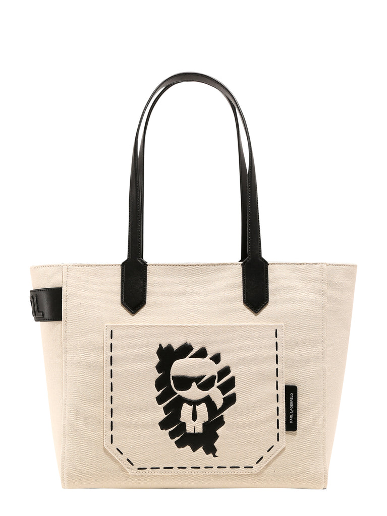 KARL LAGERFELD KARL LAGERFELD K/IKONIK GRAFFITI TOTE BAG