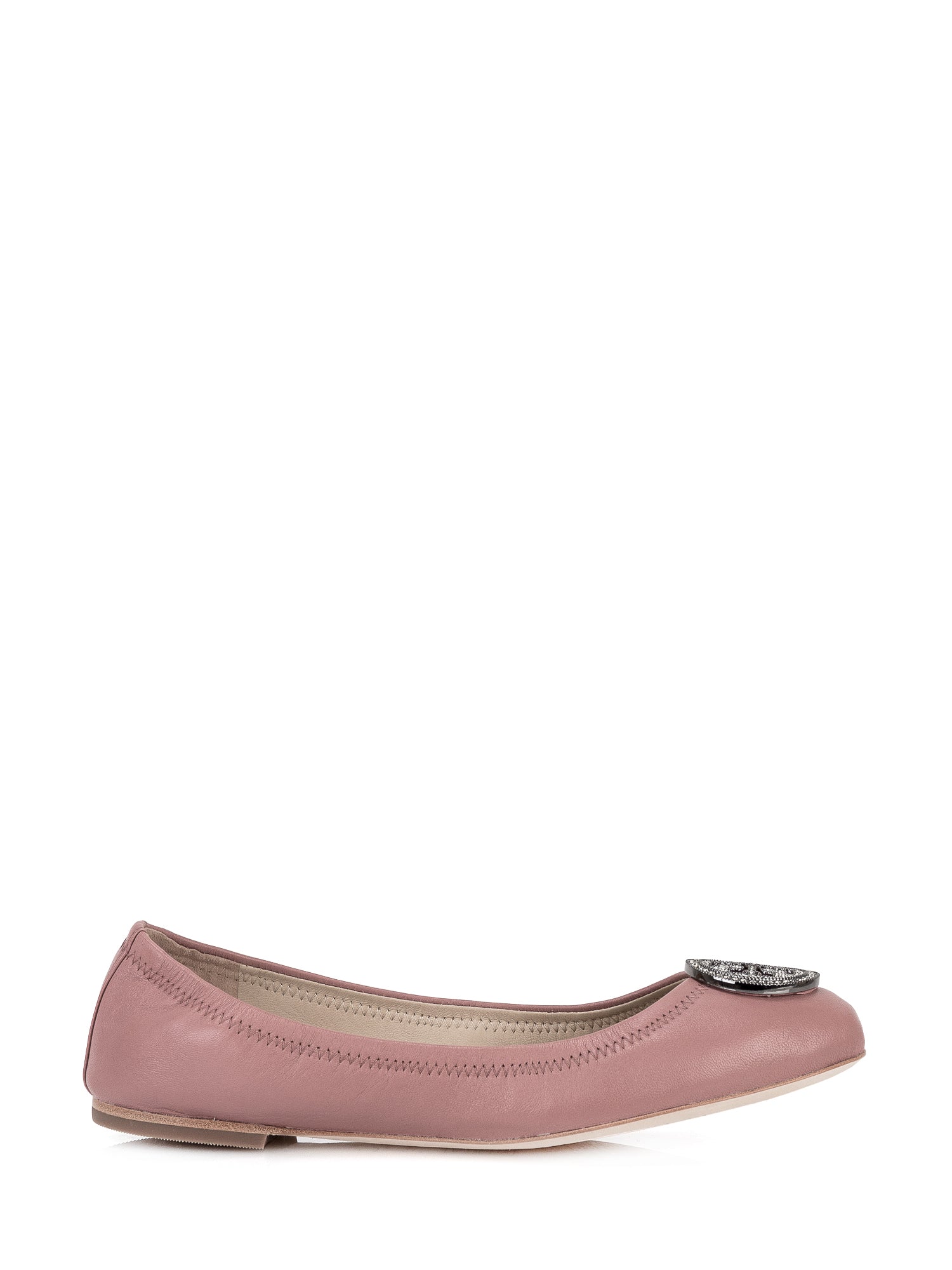 Tory Burch Liana Ballerinas In Pink