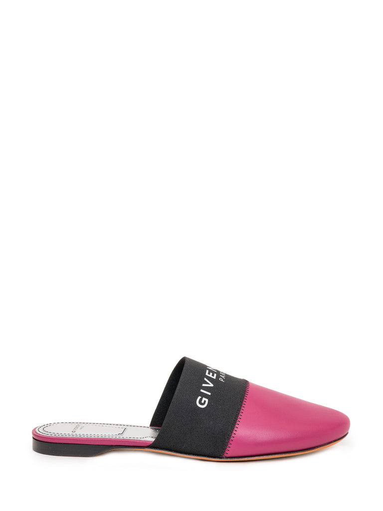 Givenchy Logo Band Mules In Pink