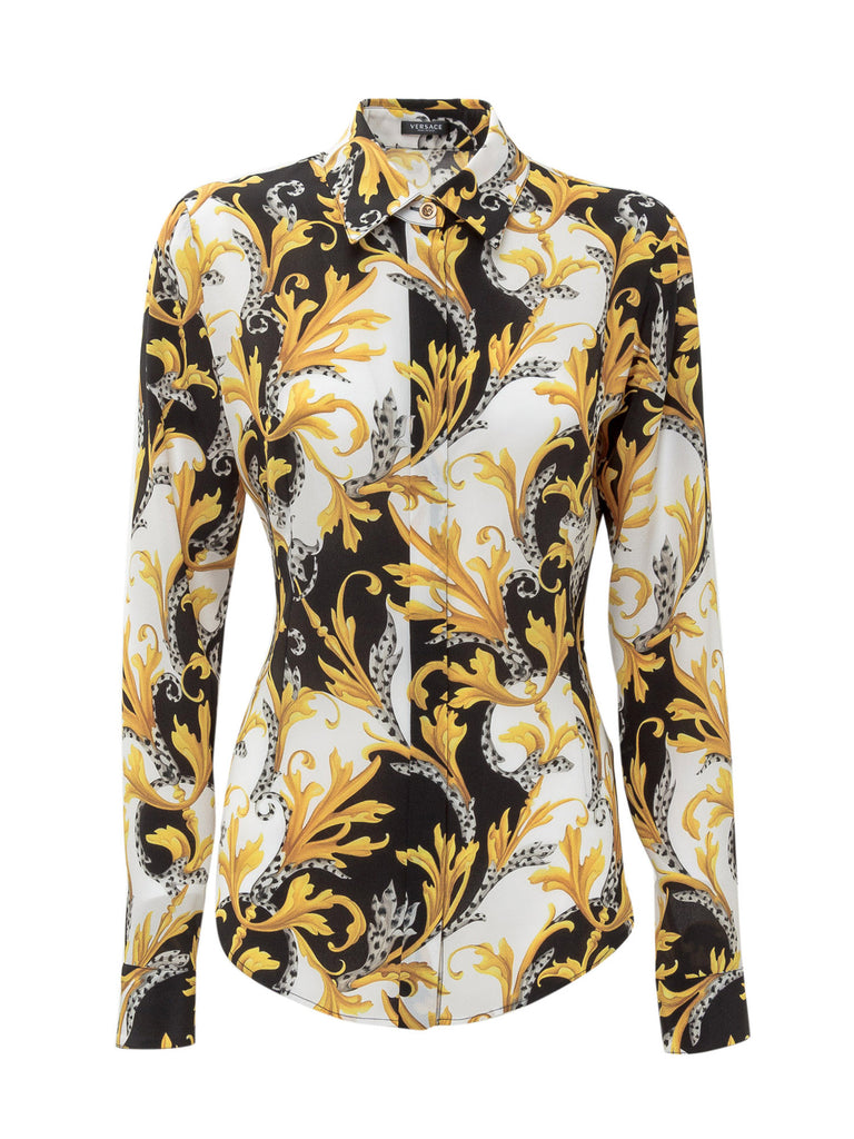 VERSACE VERSACE BAROQUE PRINTED SHIRT