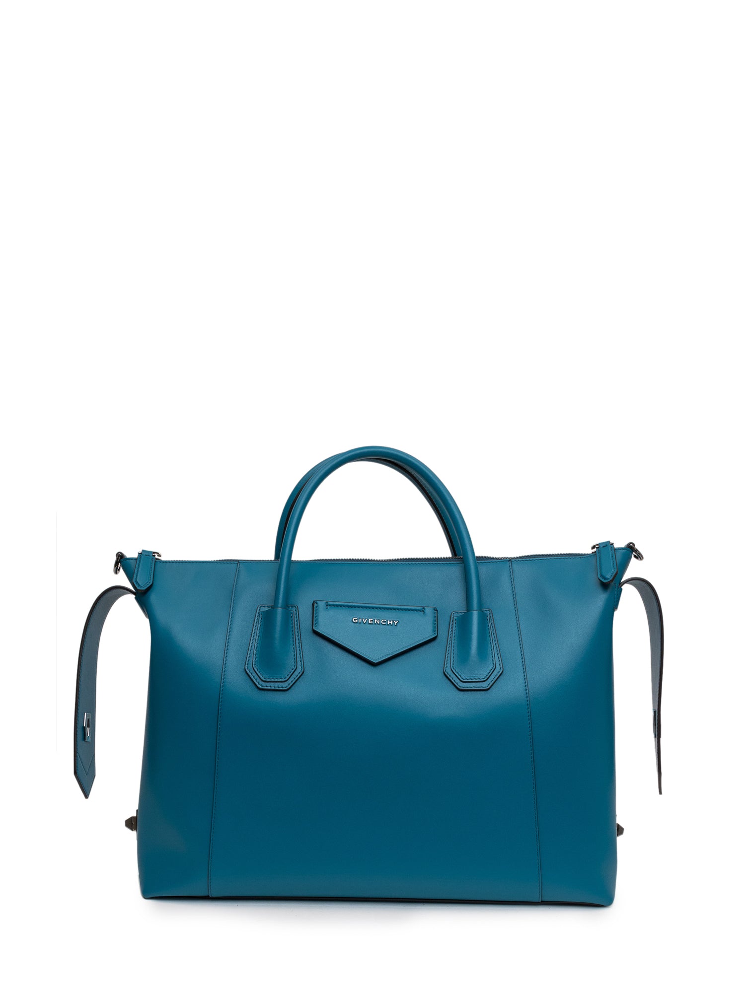 Givenchy Antigona Soft Medium Tote Bag In Blue