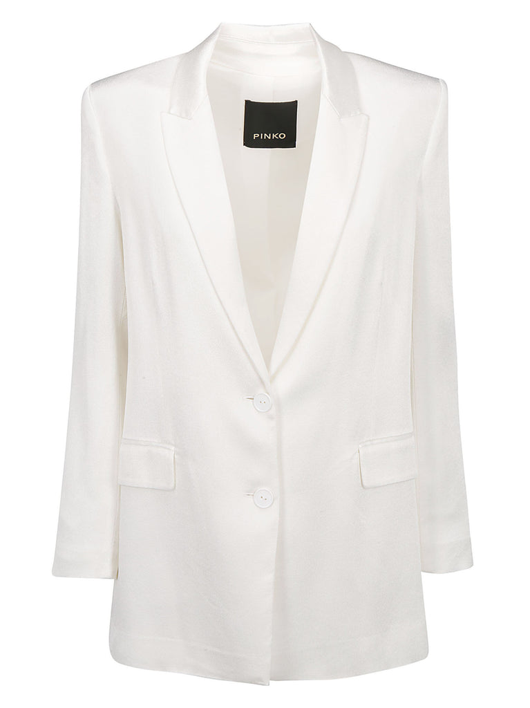 PINKO PINKO FRINGED TAILORED BLAZER