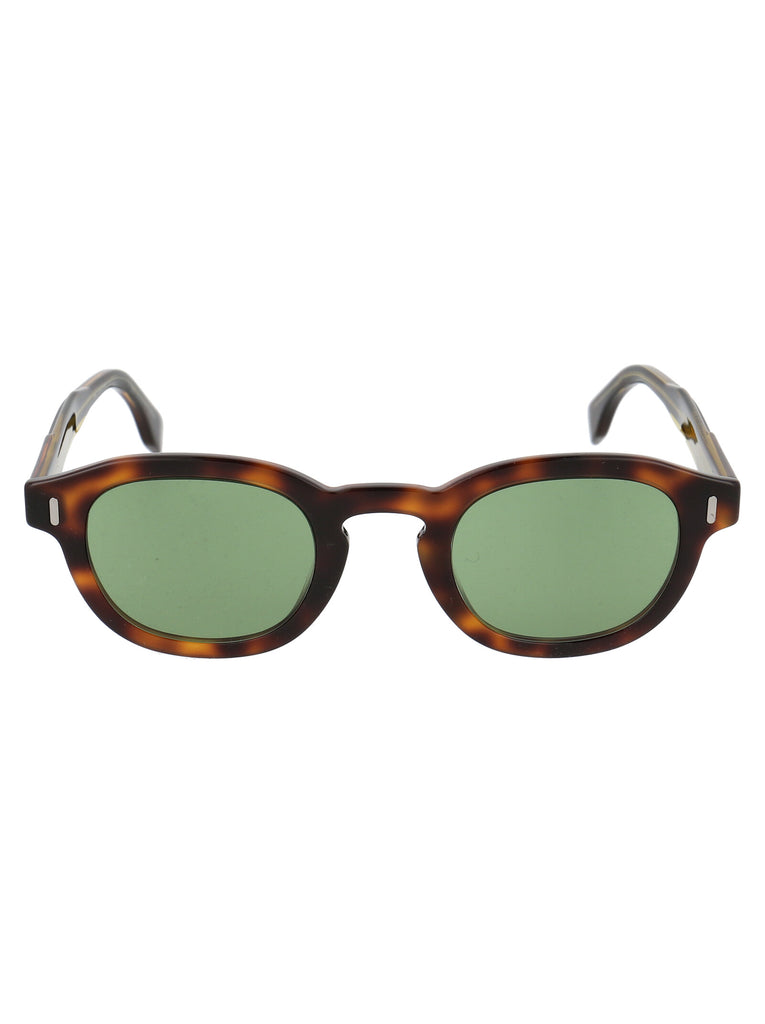 Fendi Eyewear Oval Frame Sunglasses In Multi