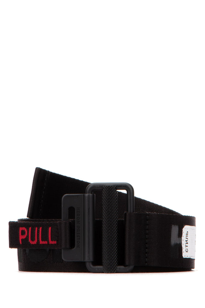 HERON PRESTON HERON PRESTON LOGO PRINTED WEBBING BELT