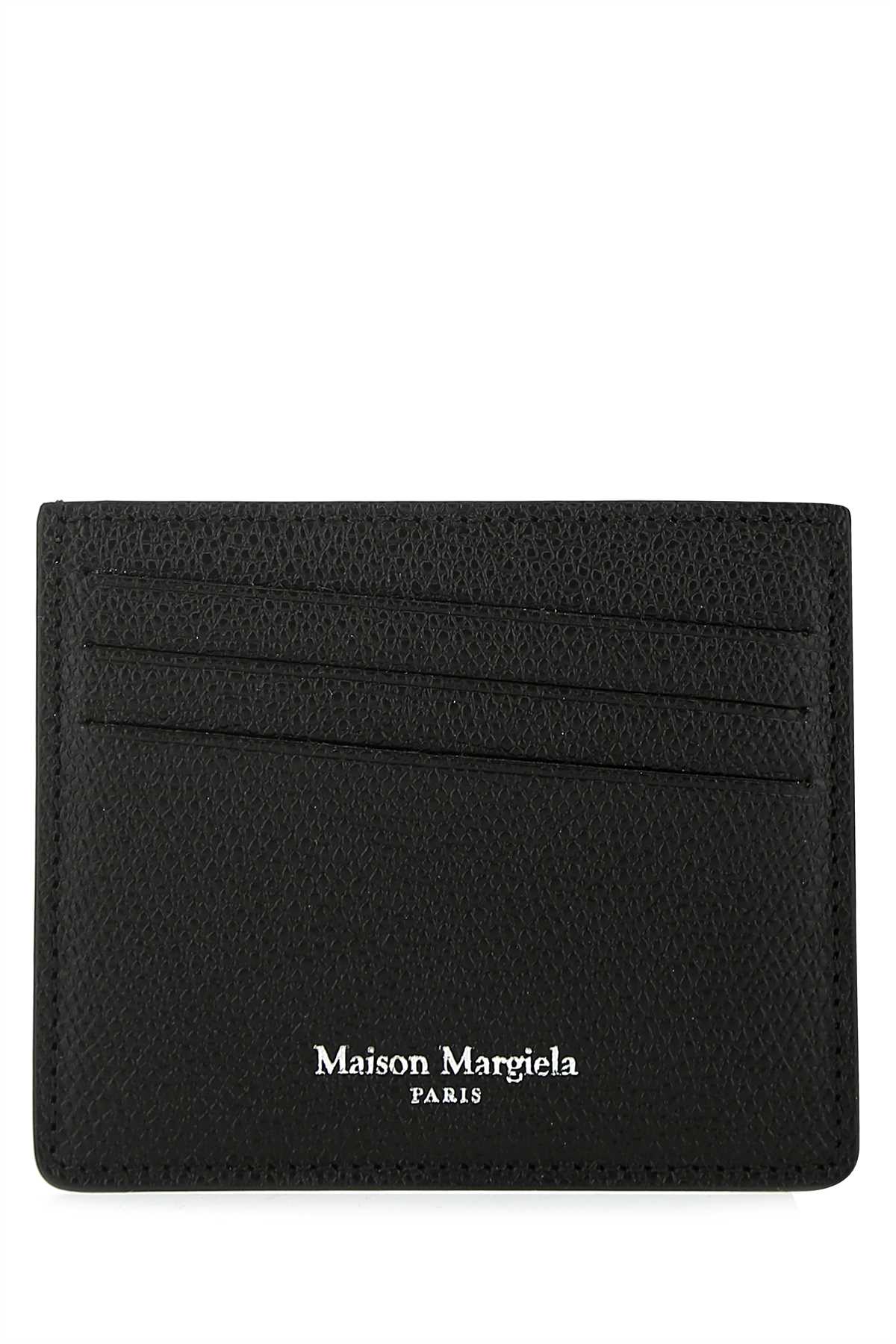 Maison Margiela Four Stitches Cardholder In Black