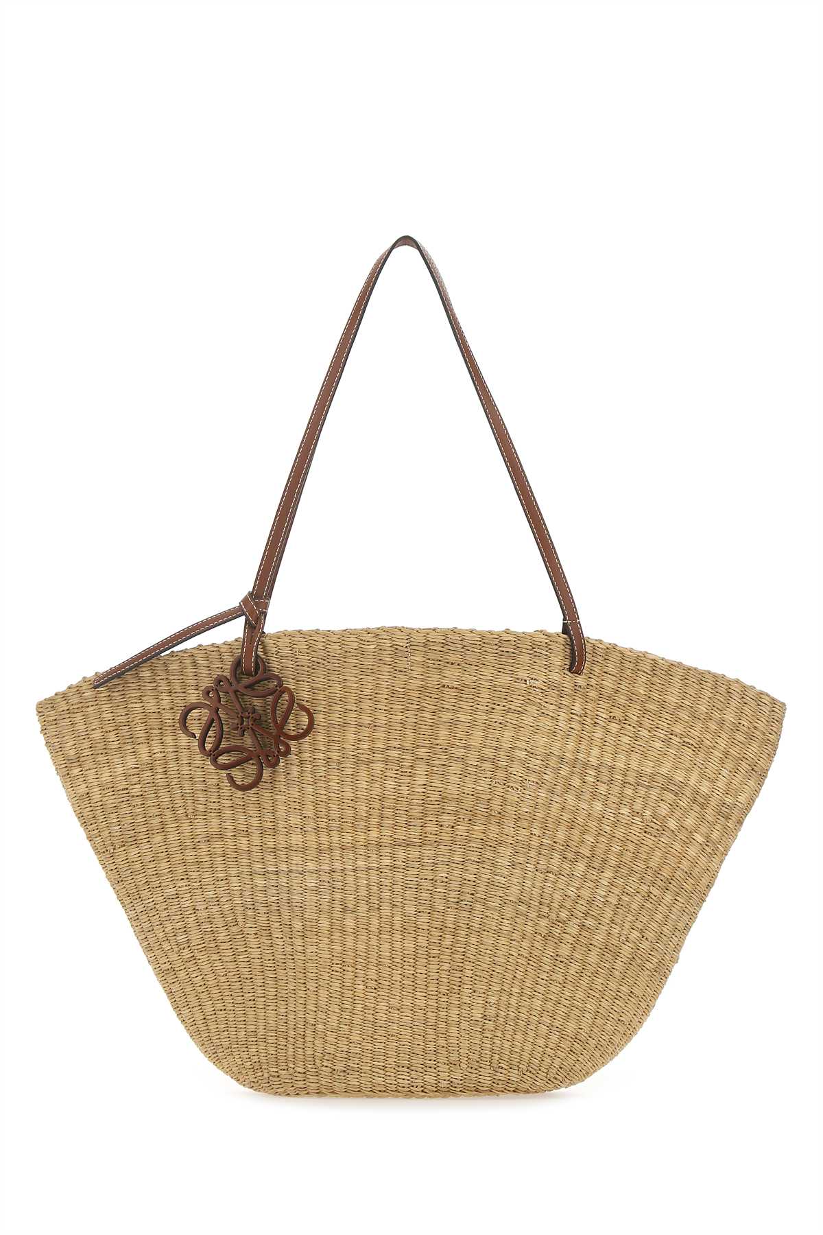 Loewe Shell Basket Tote Bag In Beige