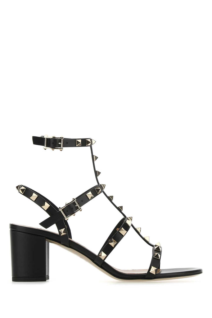 VALENTINO GARAVANI VALENTINO GARAVANI ROCKSTUD BLOCK HEEL SANDALS