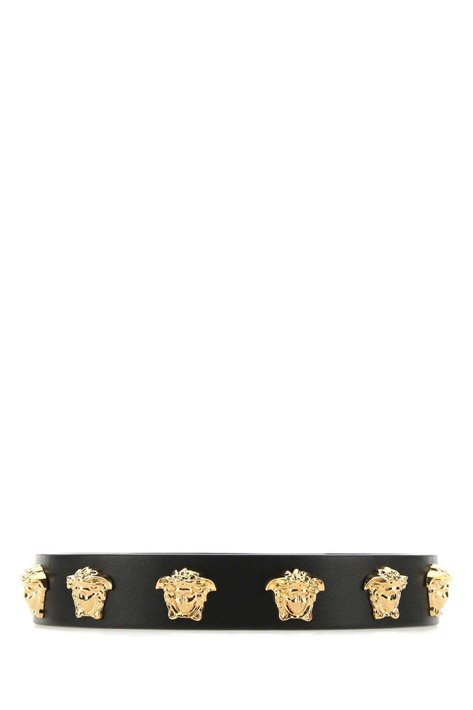 Versace Medusa Embellished Choker In Black